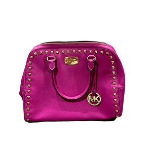 Michael kors- Hot Pink Studded Bag